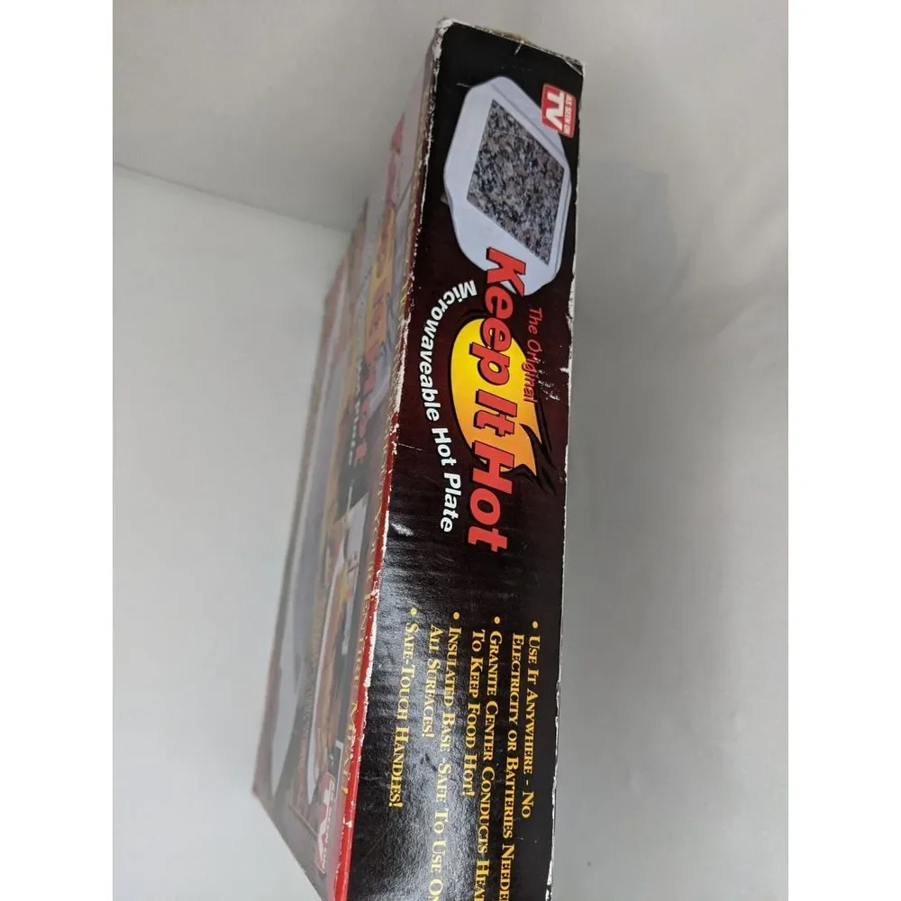 The Original Keep It Hot Microwavable Hot Plate As Seen On TV In‎ Box